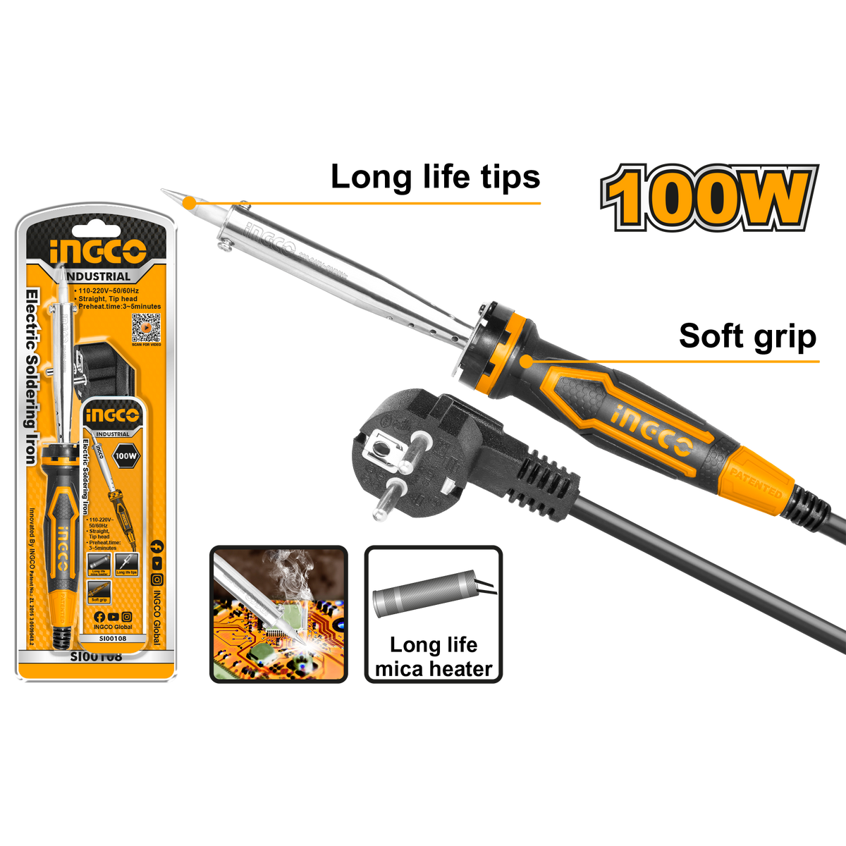 CIOCAN ELECTRIC DE LIPIT 100W INGCO