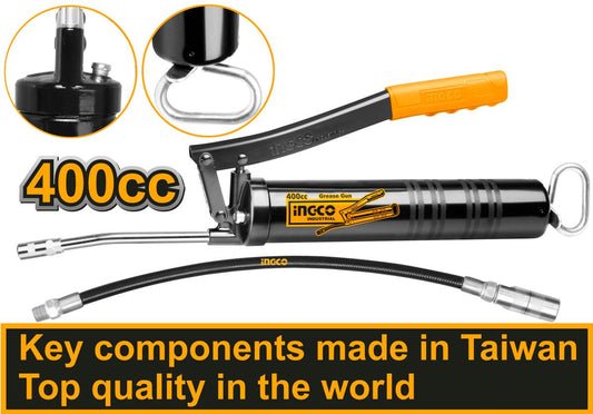 POMPA DE GRESAT GRESOR MANUAL 400ML  CU 1 PISTON INGCO