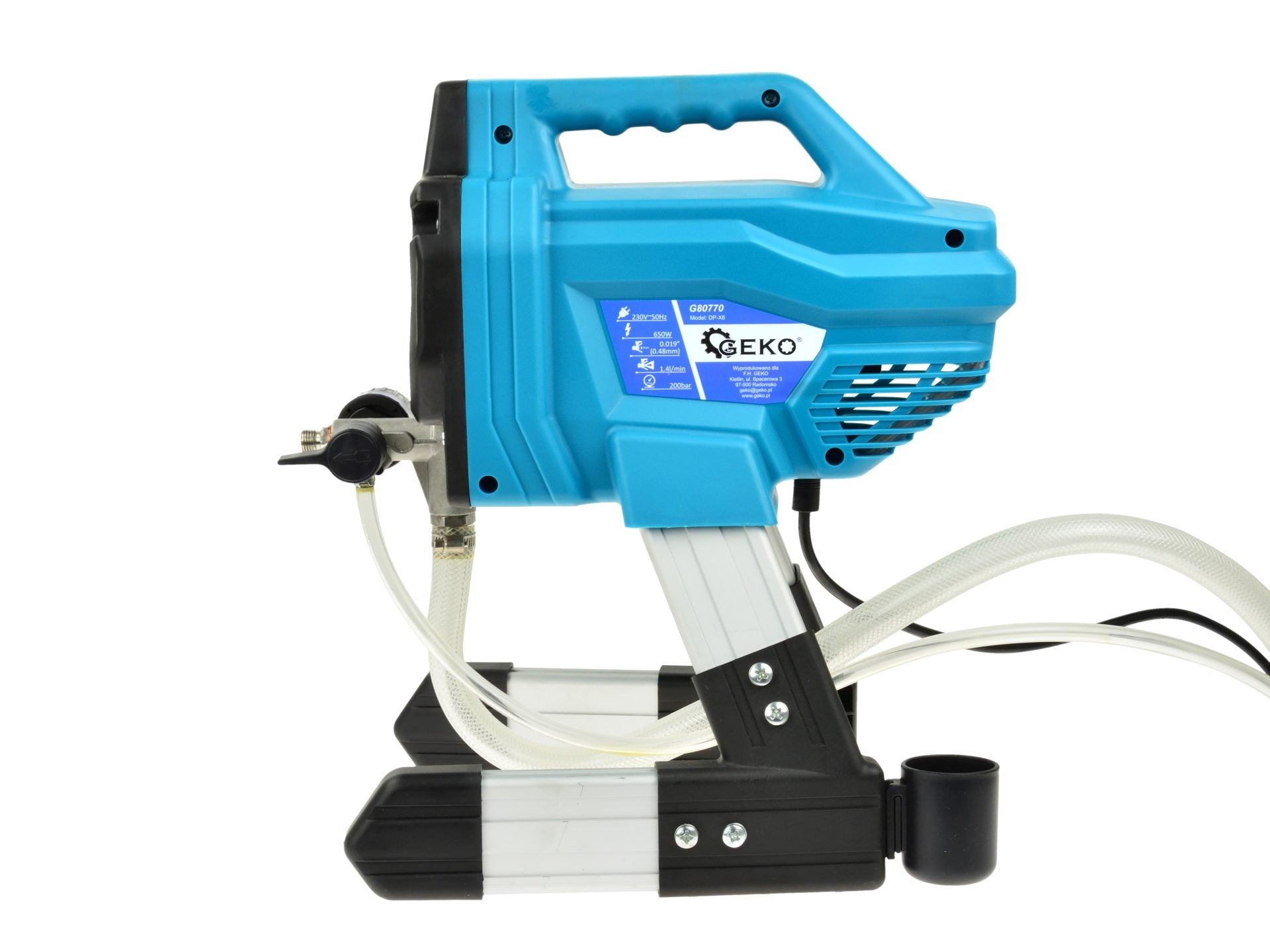 PISTOL AGREGAT POMPA DE VOPSIT HIDRODINAMICA 650W GEKO