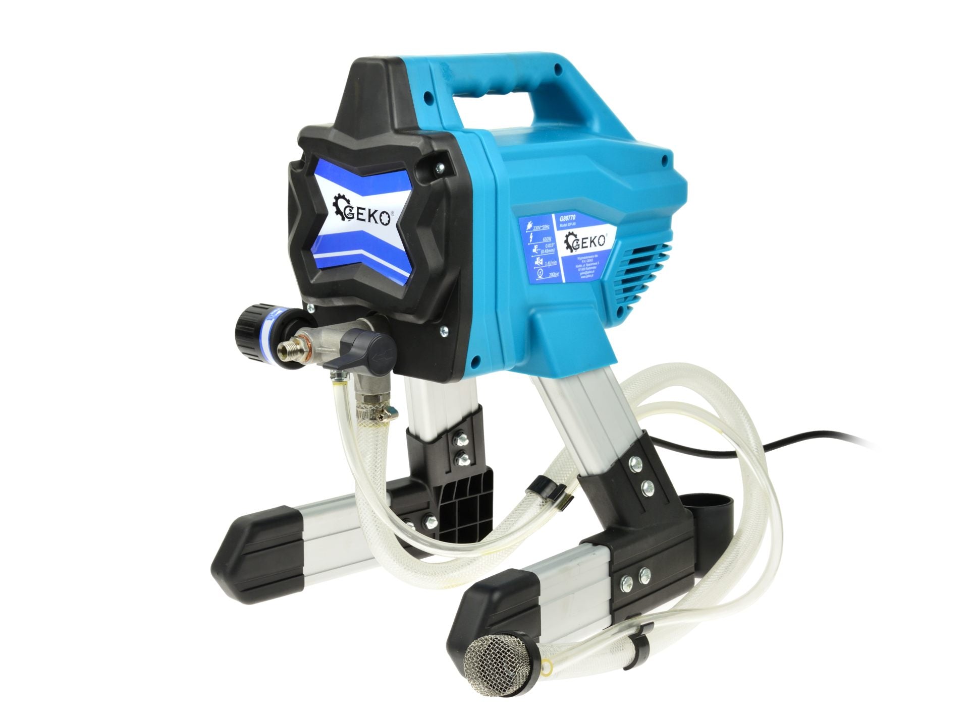PISTOL AGREGAT POMPA DE VOPSIT HIDRODINAMICA 650W GEKO