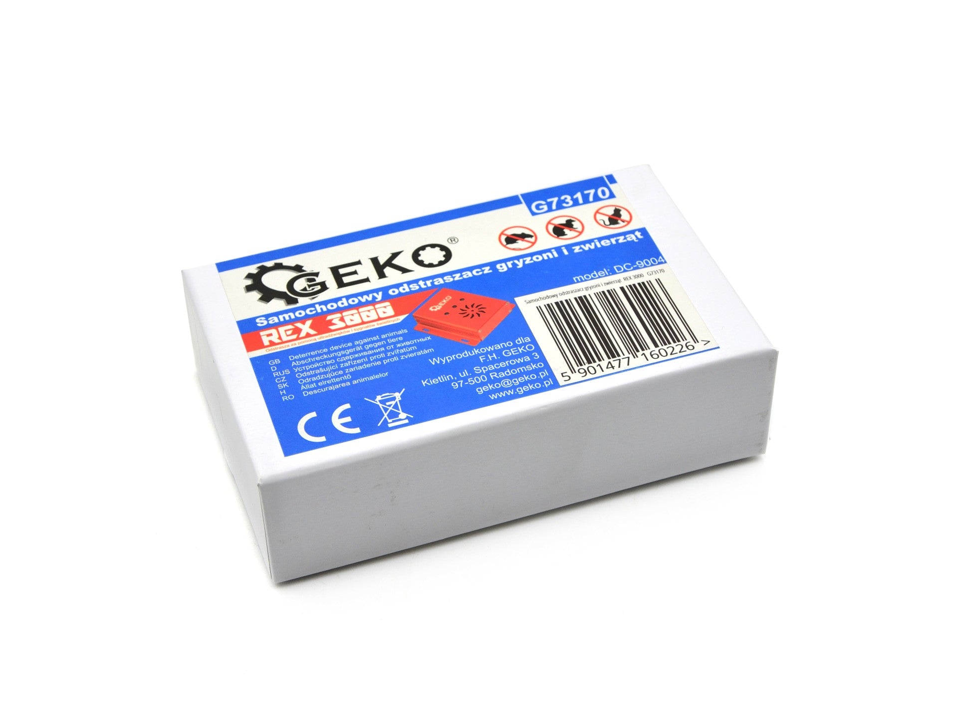 Aparat auto cu ultrasunete anti rozatoare REX 3000