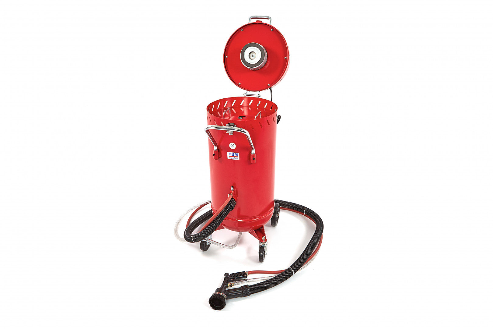 Aparat dispozitiv de sablat exterior cu aspiratie 105l