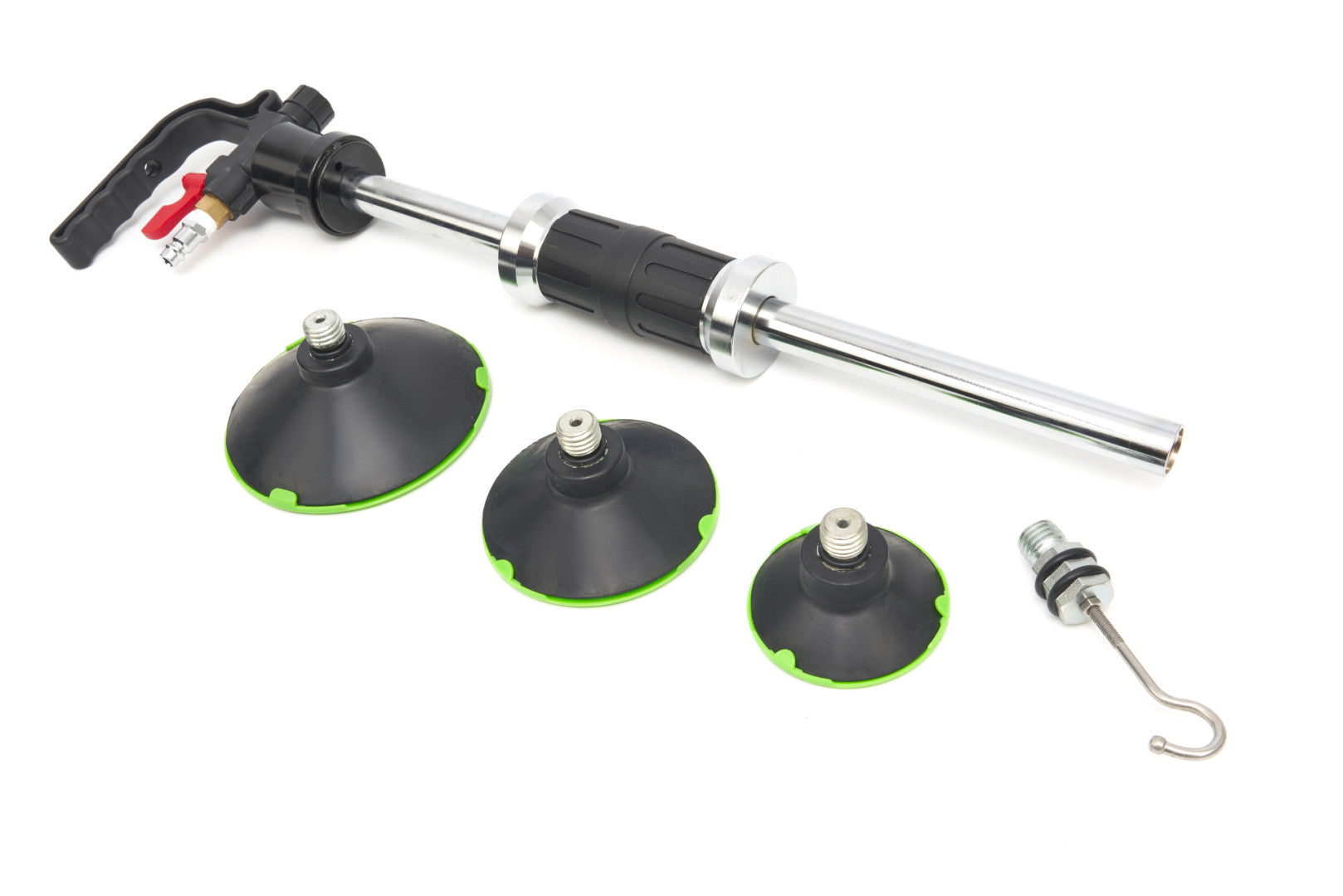 Aparat dispozitiv pneumatic cu ciocan culisant pentru indreptat tabla caroserie auto