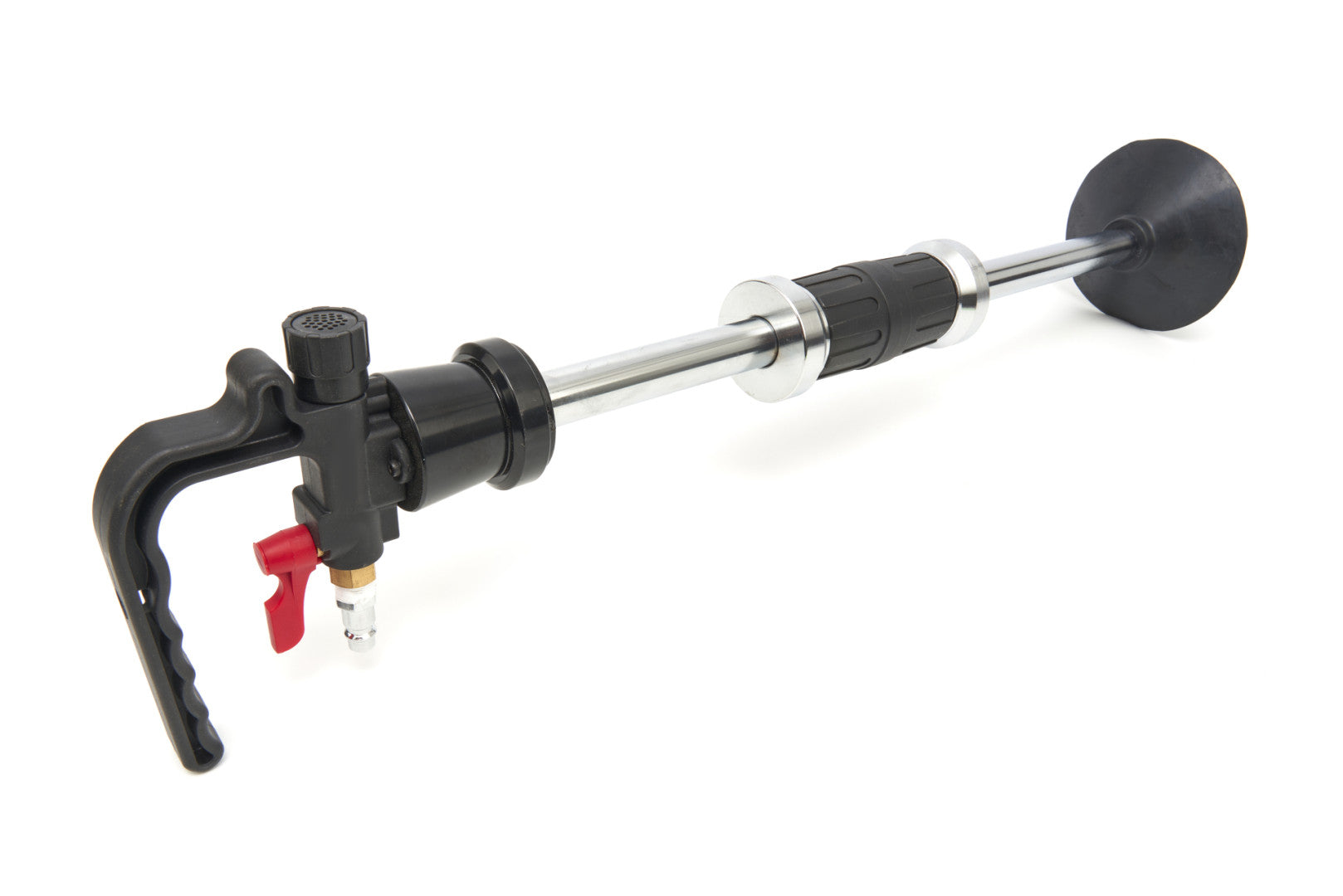 Aparat dispozitiv pneumatic cu ciocan culisant pentru indreptat tabla caroserie auto