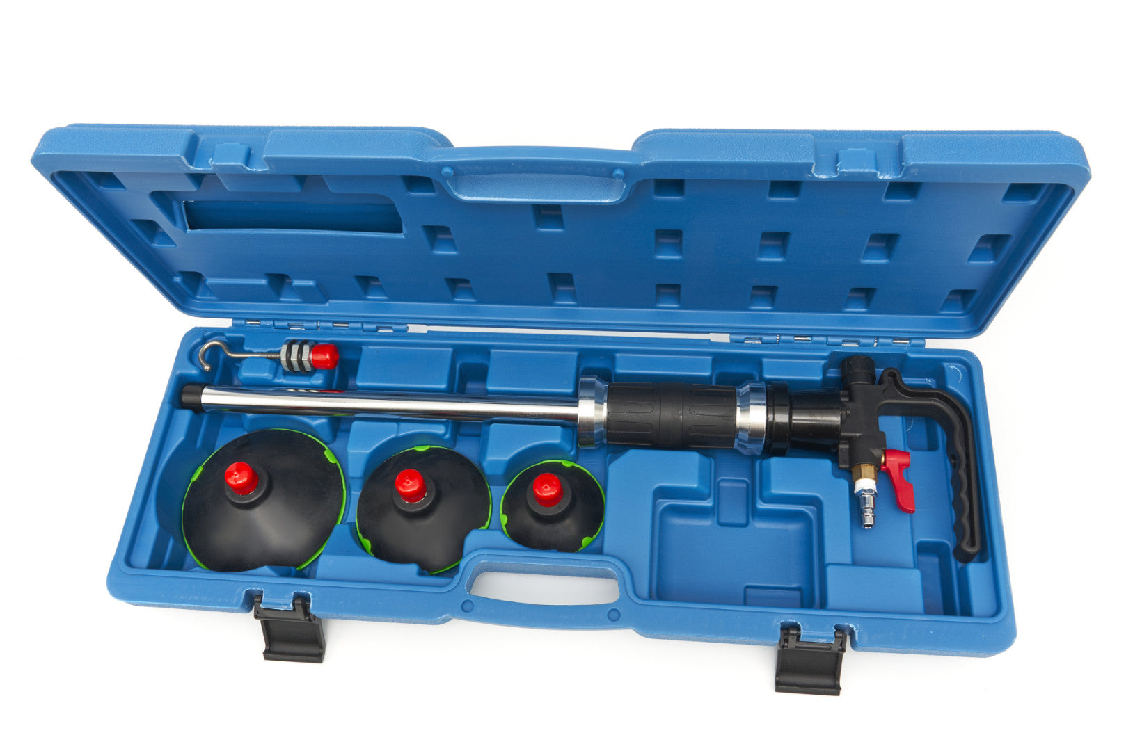 Aparat dispozitiv pneumatic cu ciocan culisant pentru indreptat tabla caroserie auto
