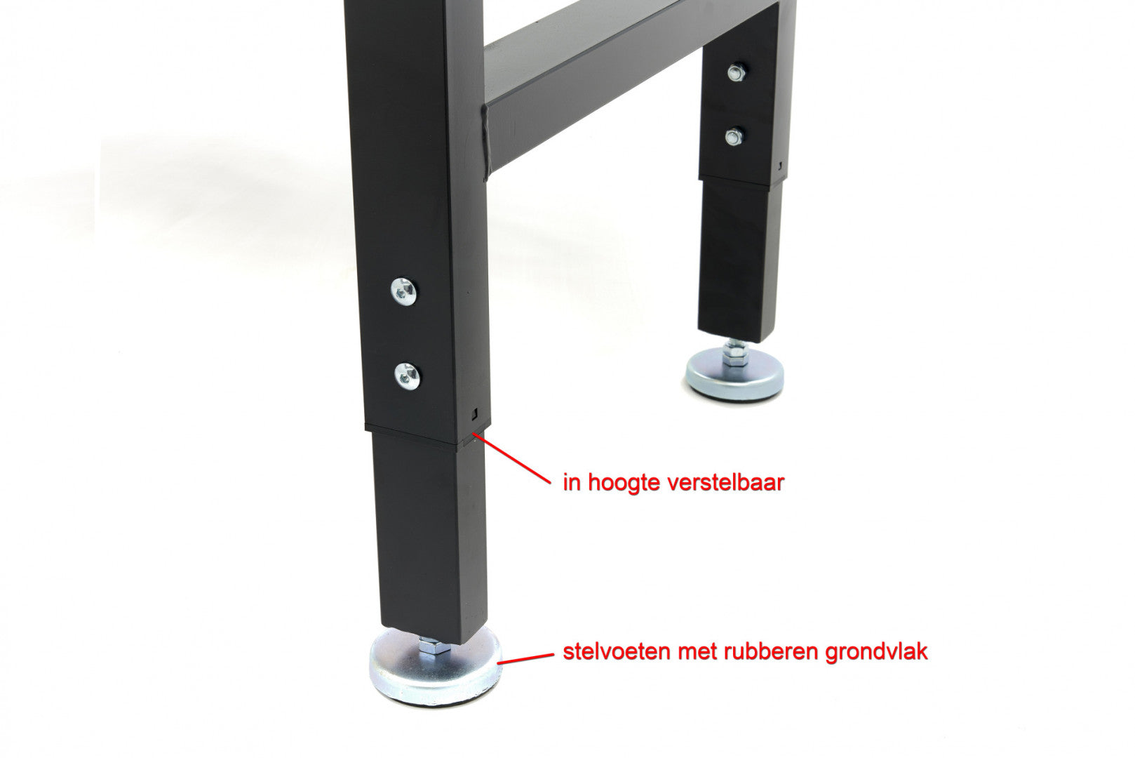 Banc de lucru reglabil pe inaltime cu blat din lemn masiv 182 cm HBM
