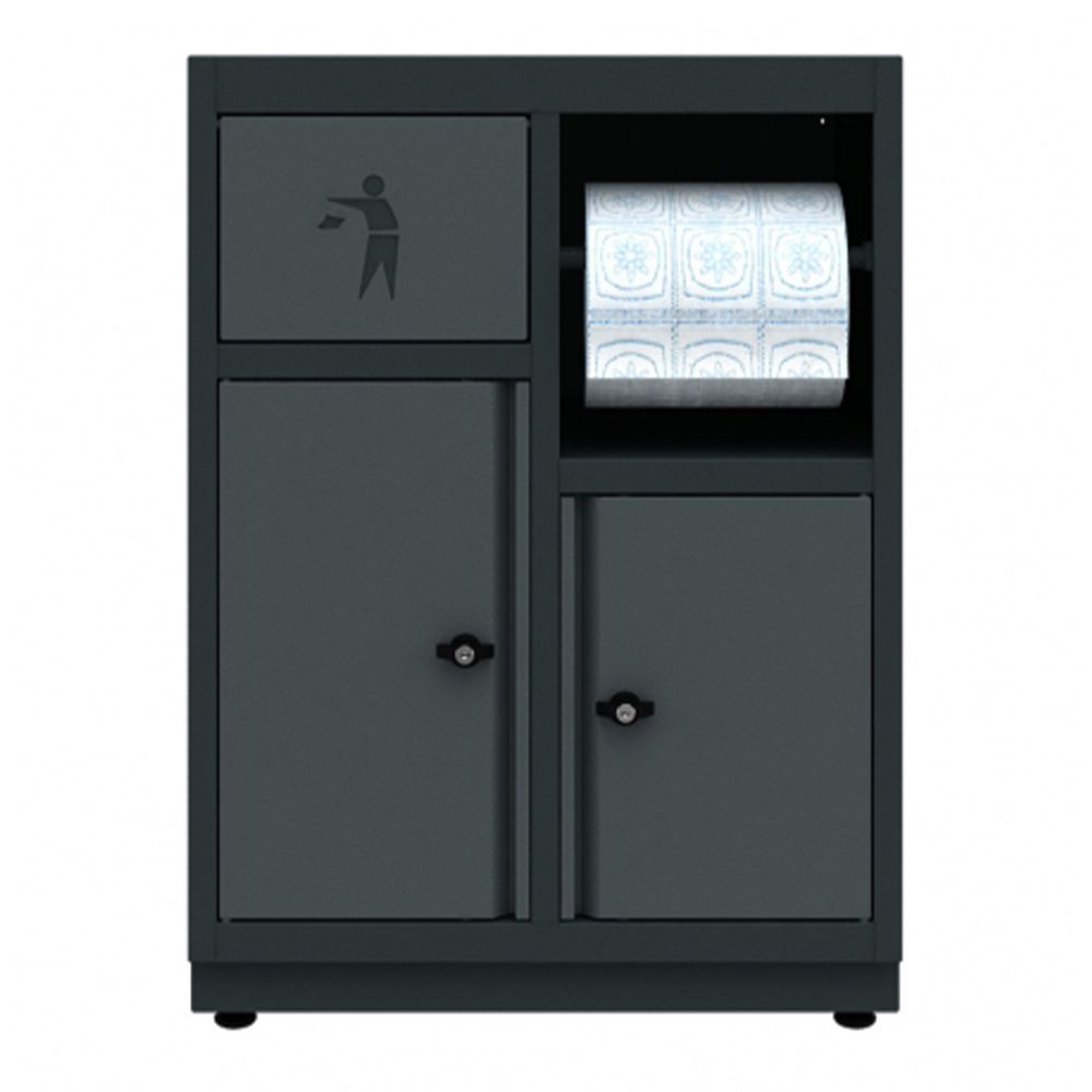 DULAP PENTRU ATELIER CU SUPORT DE HARTIE SI COS DE GUNOI 62 X 53 X 86 CM