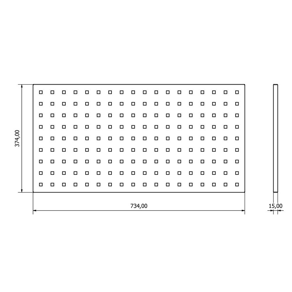 PANOU SUPORT ORGANIZATOR SCULE 73 X 37 X 1.5 CM