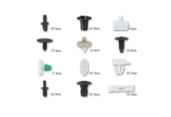 SET CLIPSURI CLEME AUTO DE PLASTIC VW 255 PIESE