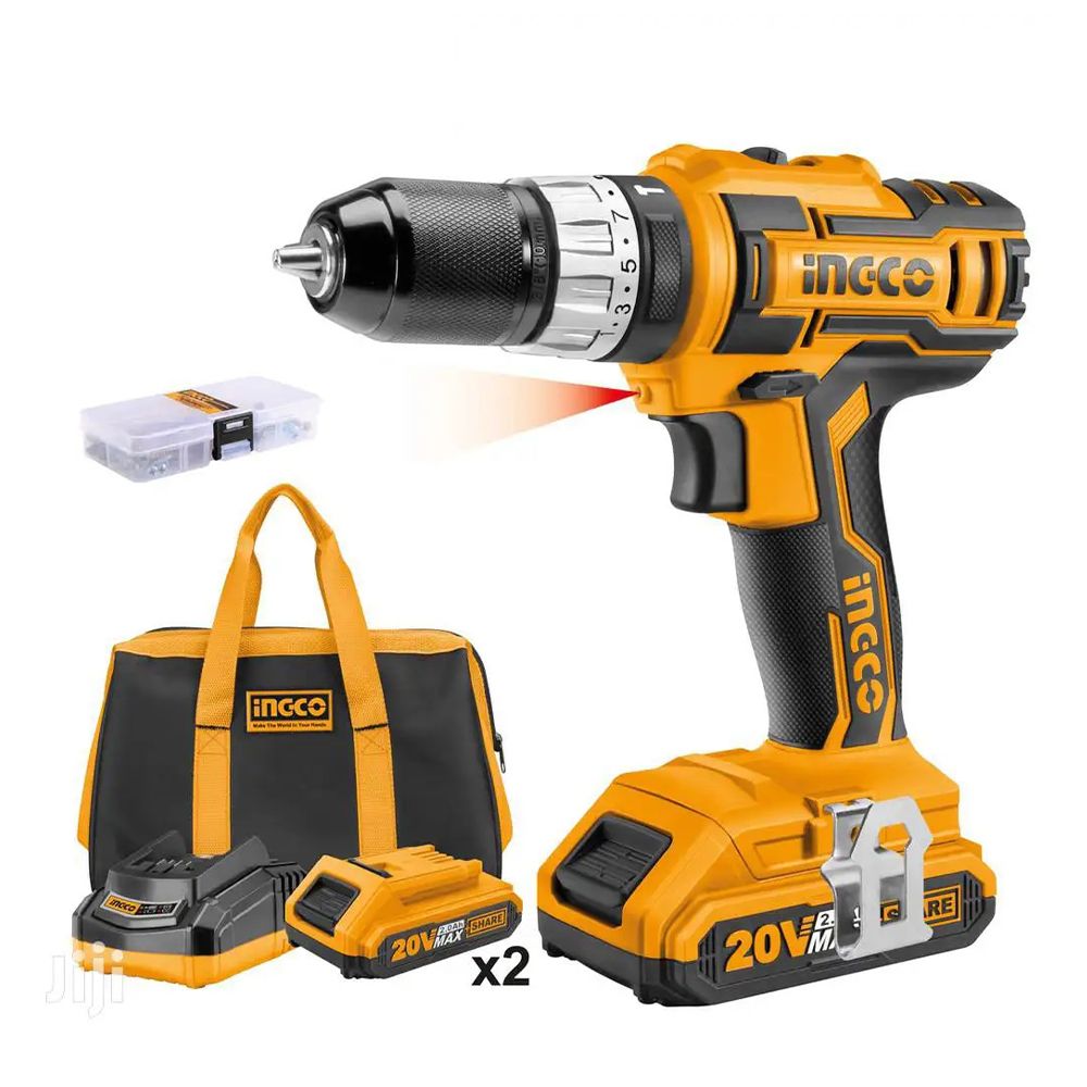 MASINA DE GAURIT SI INSURUBAT CU ACUMULATOR 20V 2AH INGCO