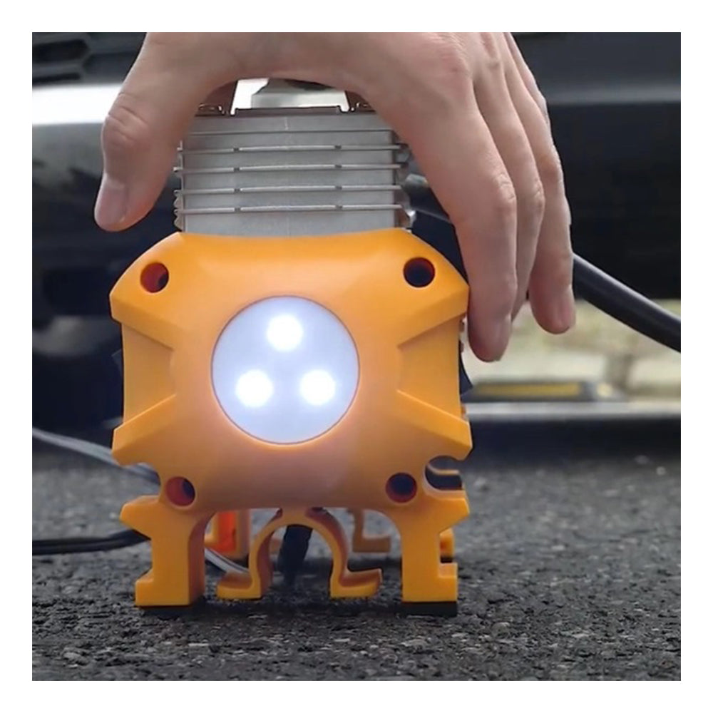 COMPRESOR ELECTRIC AUTO PORTABIL CU 2 CILINDRII CU ALIMENTARE 12V INGCO