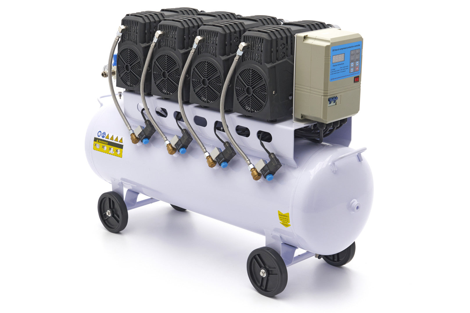 Compresor silentios zgomot redus fara ulei 120 l 8 bari HBM MACHINES OLANDA