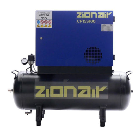 COMPRESOR SILENTIOS 1.5KW 10 BAR 100L 230V ZIONAIR