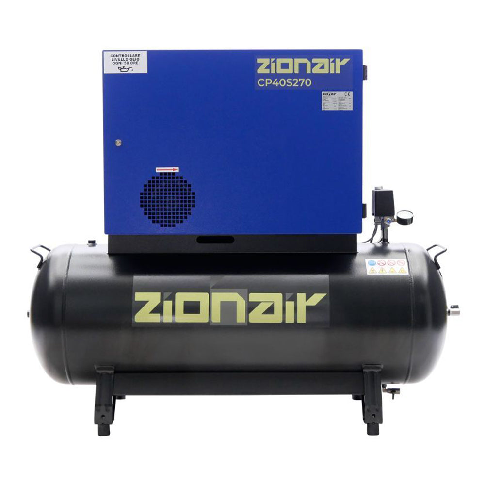 COMPRESOR SILENTIOS 4KW 11 BAR 270L 400V ZIONAIR