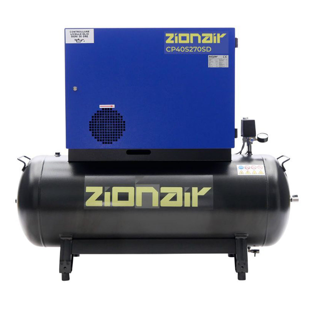 COMPRESOR SILENTIOS CU STAR-DELTA 4KW 11 BAR 270L 400V ZIONAIR