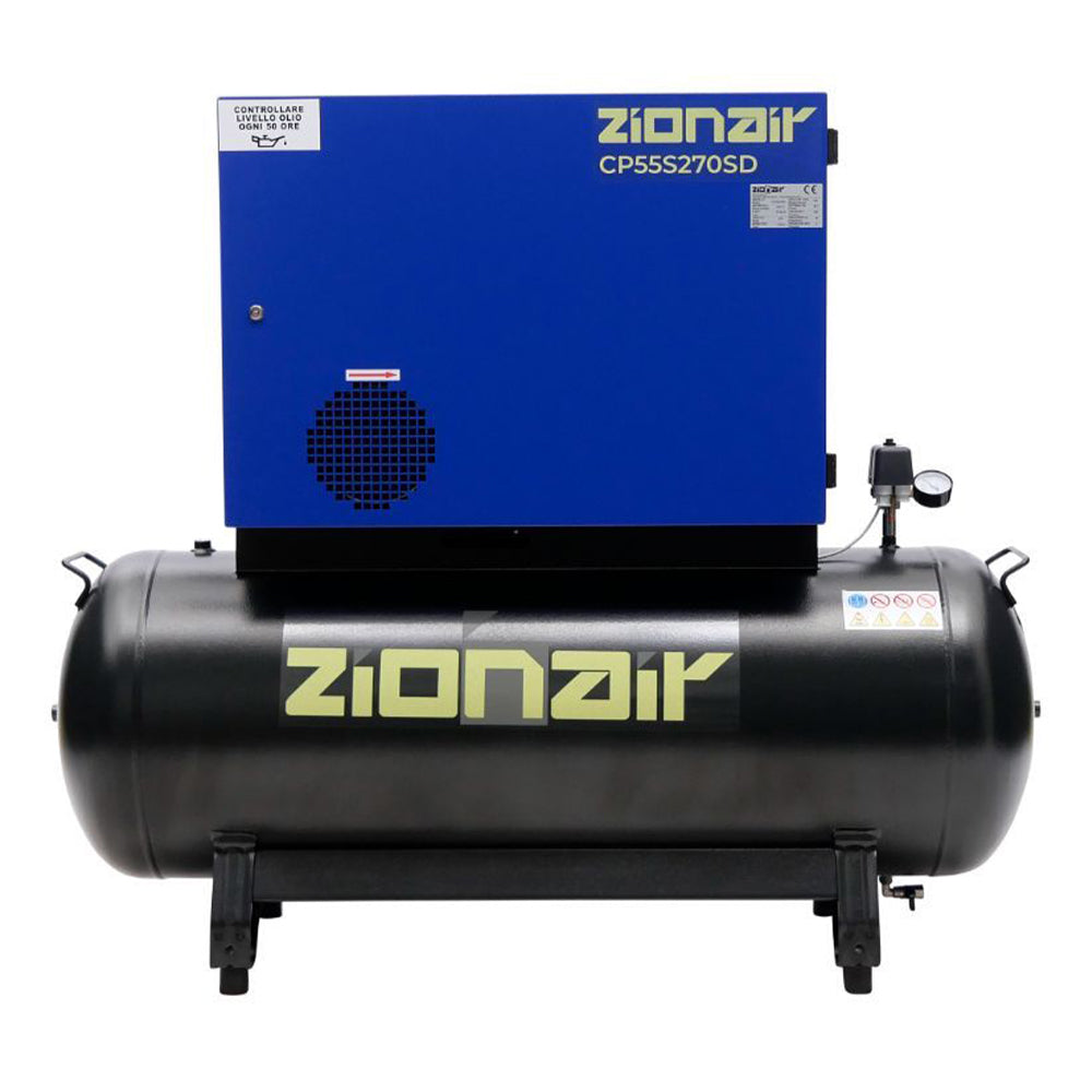 COMPRESOR SILENTIOS CU STAR-DELTA 5.5KW 11 BAR 270L 400V ZIONAIR