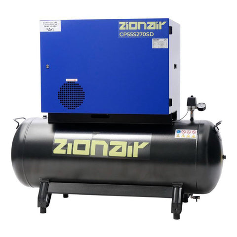 COMPRESOR SILENTIOS CU STAR-DELTA 5.5KW 11 BAR 270L 400V ZIONAIR
