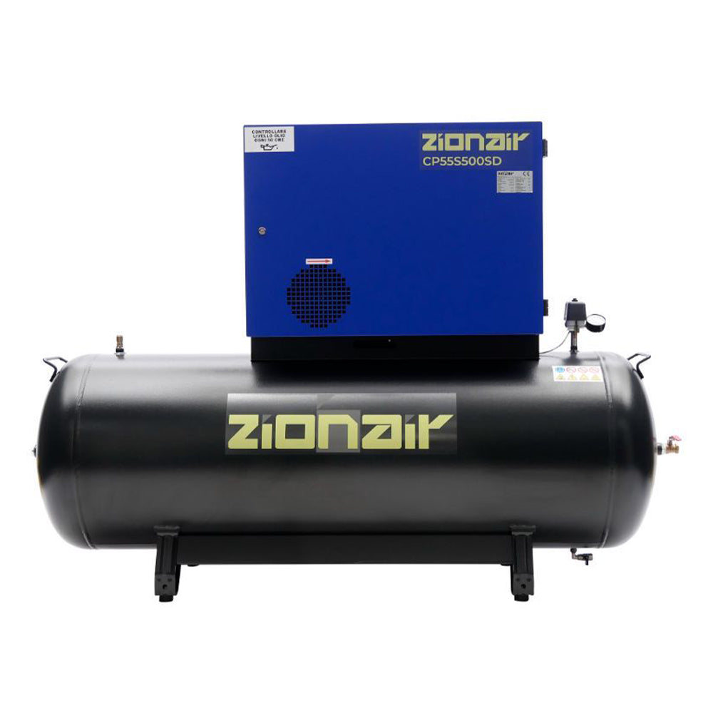 COMPRESOR SILENTIOS CU STAR-DELTA 5.5KW 11 BAR 500L 400V ZIONAIR