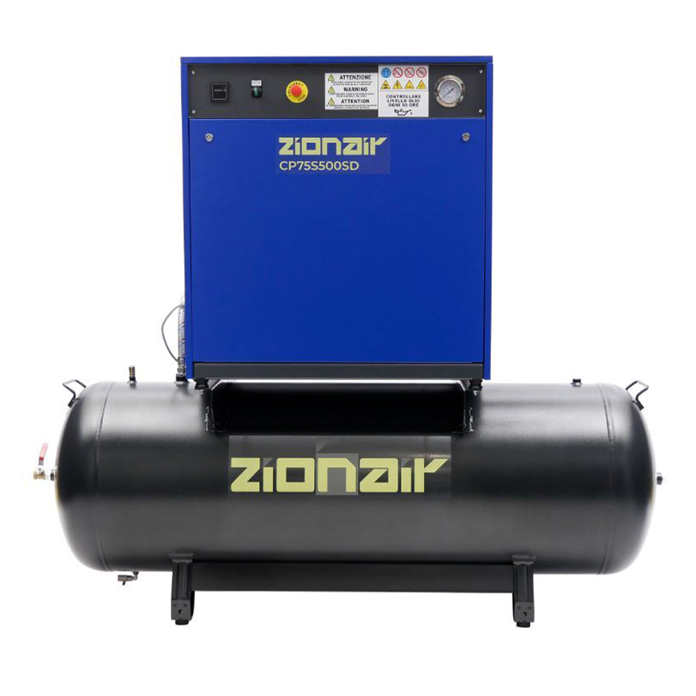 COMPRESOR SILENTIOS CU STAR-DELTA 7.5KW 11 BAR 500L 400V ZIONAIR