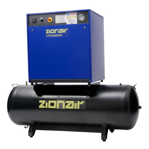 COMPRESOR SILENTIOS CU STAR-DELTA 7.5KW 11 BAR 500L 400V ZIONAIR