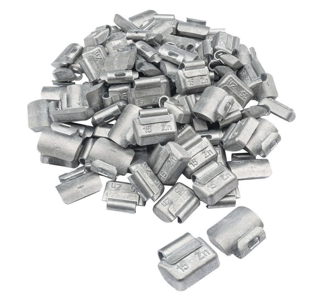 Cutie contragreutati pentru jante de tabla 15 grame - 100 buc - zn 1.55 kg