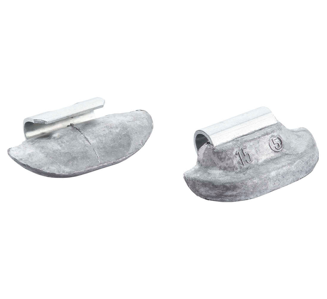 Cutie contragreutati pentru jante tabla 15 grame - 100 buc - pb 1.55 kg