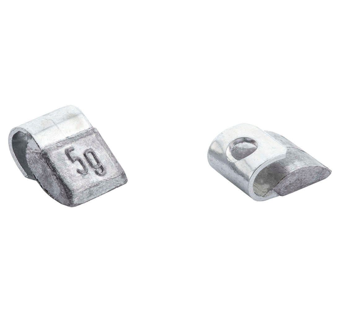 Cutie contragreutati pentru jante tabla 5 grame - 100 buc - pb 0.55 kg