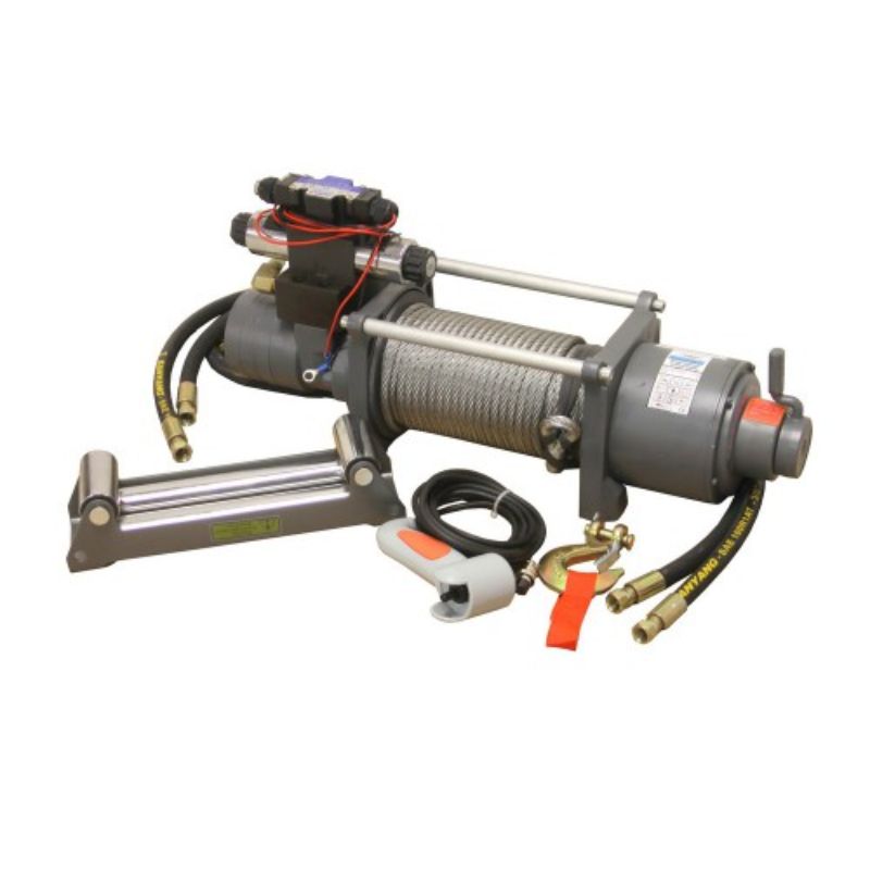 TROLIU HIDRAULIC CU TELECOMANDA 12V / 24V 8000LBS 3600KG