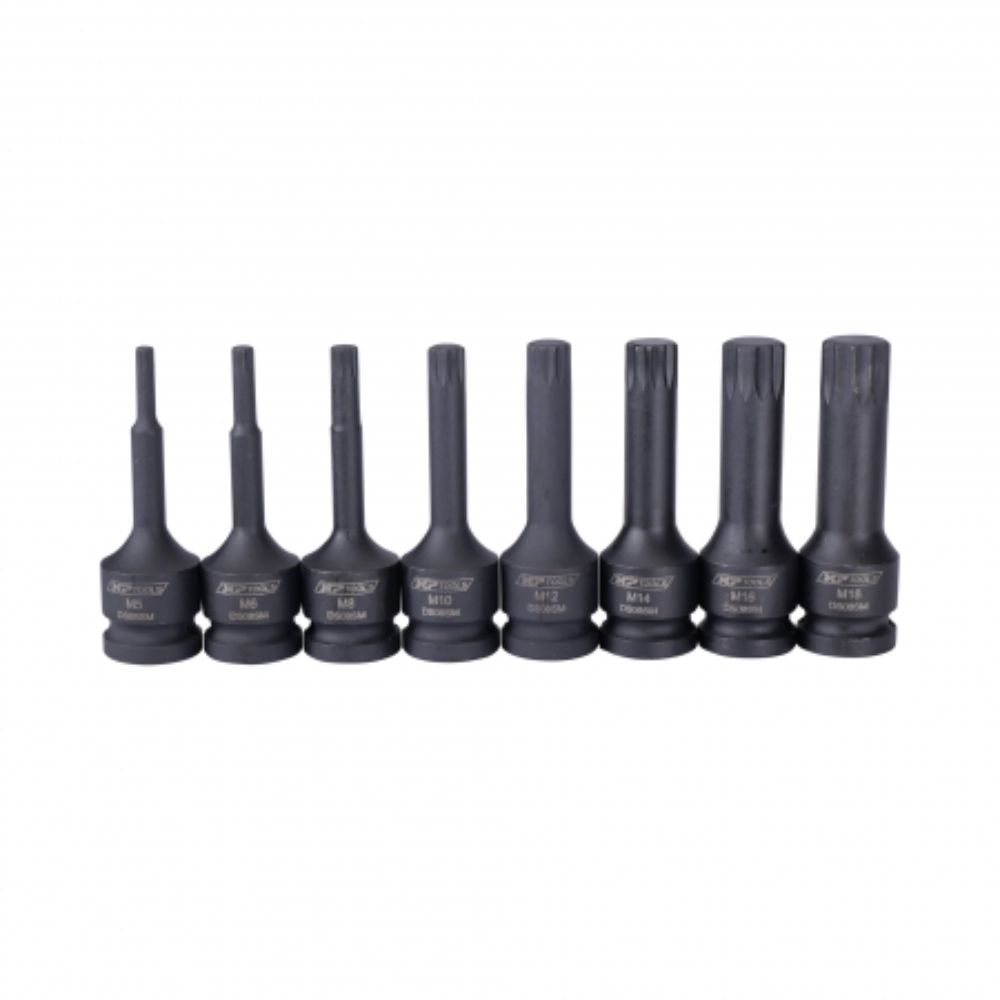 SET BITI M SPLINE XZN DE IMPACT 1/2 8 PIESE