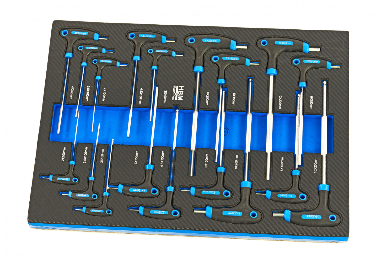 Dulap scule profesional HBM cu 7 sertare, 245 piese, 6 module carbon – OLANDA, premium
