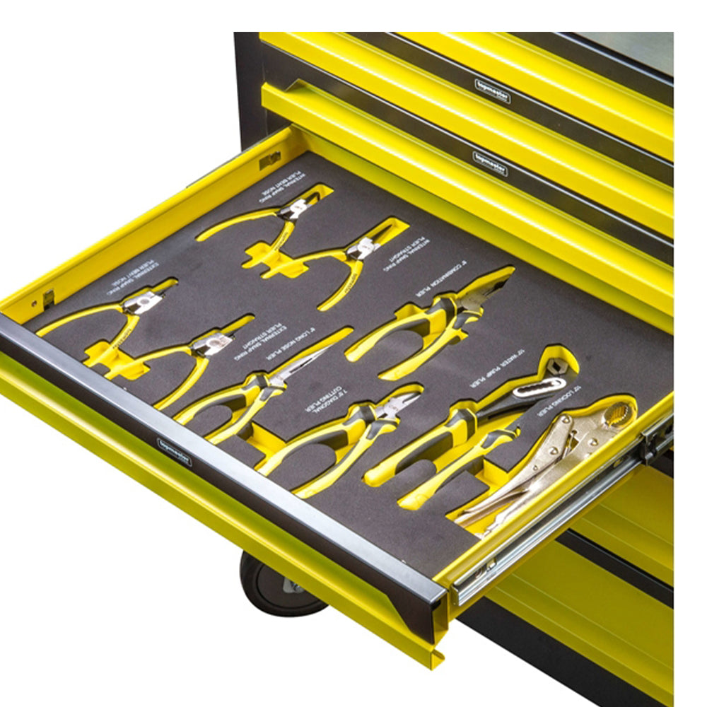 Dulap scule TOPMASTER cu 7 sertare, 182 piese, 4 module