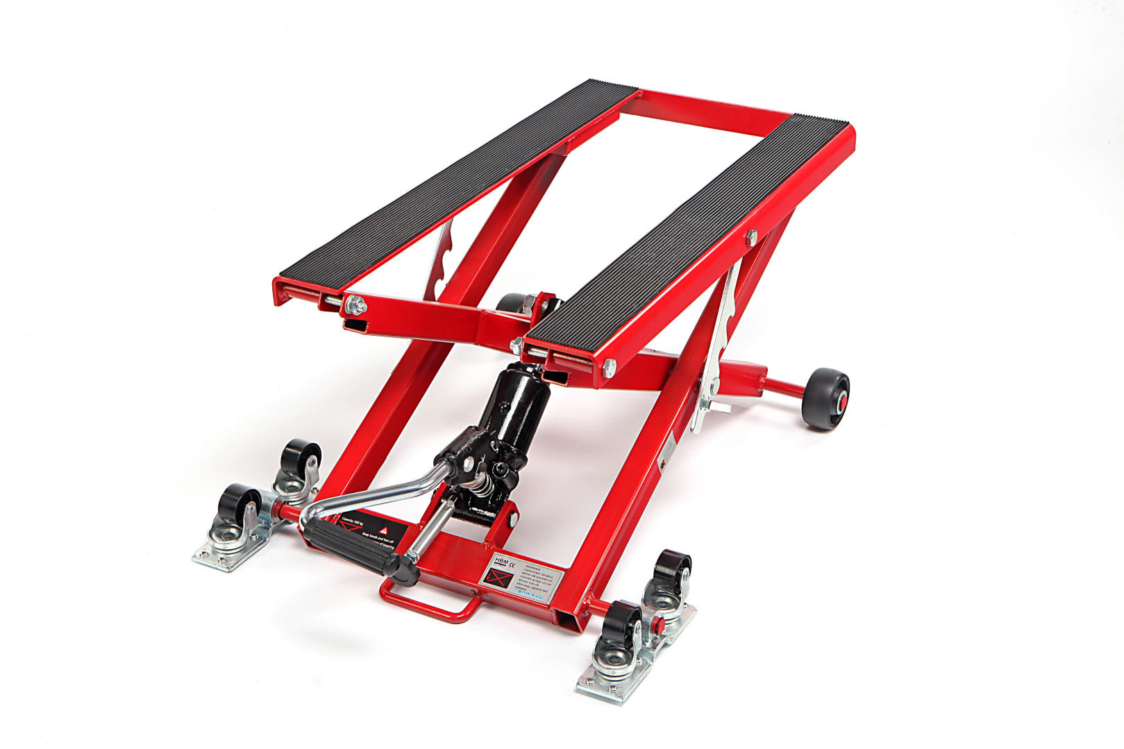 Elevator cric hidraulic pentru motociclete 500kg rosu HBM MACHINES OLANDA