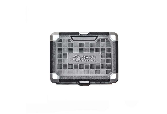 TRUSA TUBULARE CU CLICHET 1/4 GEBO 53 PIESE