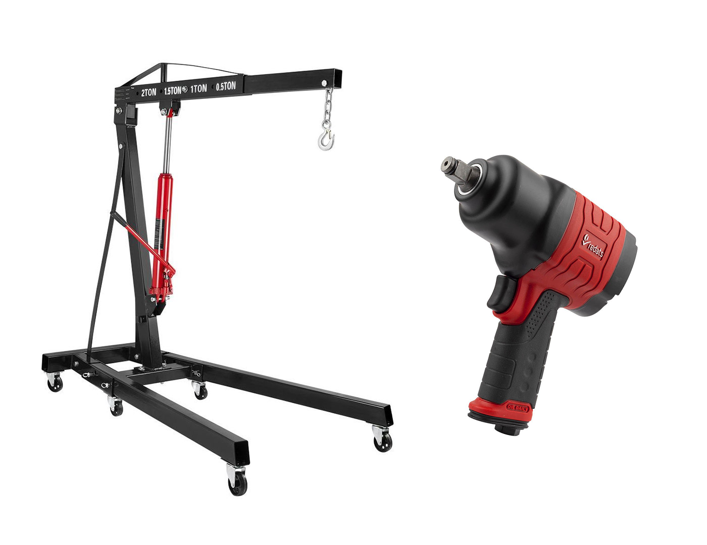 PACHET GIRAFA HIDRAULICA SCOS MOTOR 2T SI PISTOL PNEUMATIC 1/2 1500NM REDATS P160