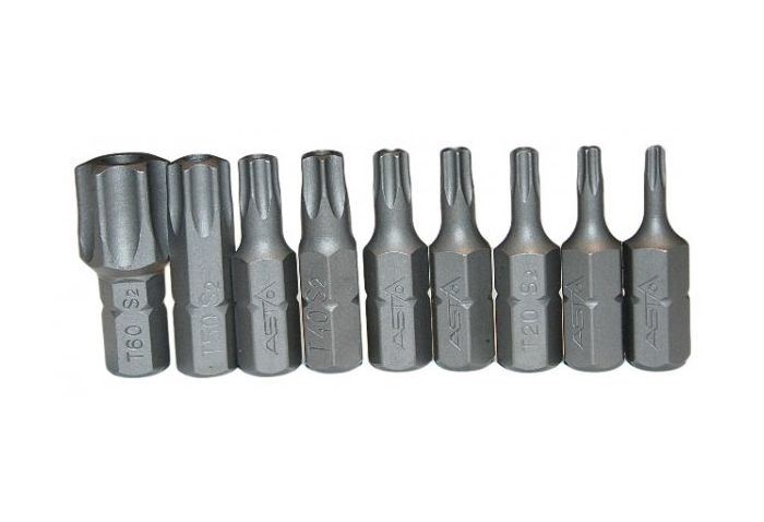 TRUSA CHEI TUBULARE BITI PROFIL E TORX 1/2 23 PIESE