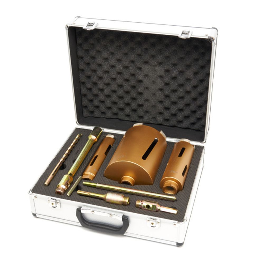 SET CAROTE DIAMANTATE 9 PIESE 38-52-117MM HBM