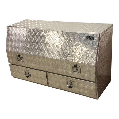 TRUSA CU USA SI 2 SERTARE PENTRU SCULE DIN ALUMINIU STRIAT