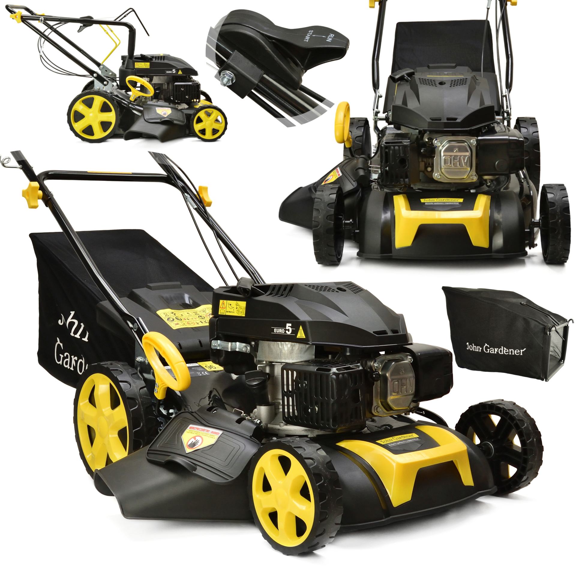 MASINA DE TUNS IARBA GAZON PE BENZINA 2.7KW 46CM