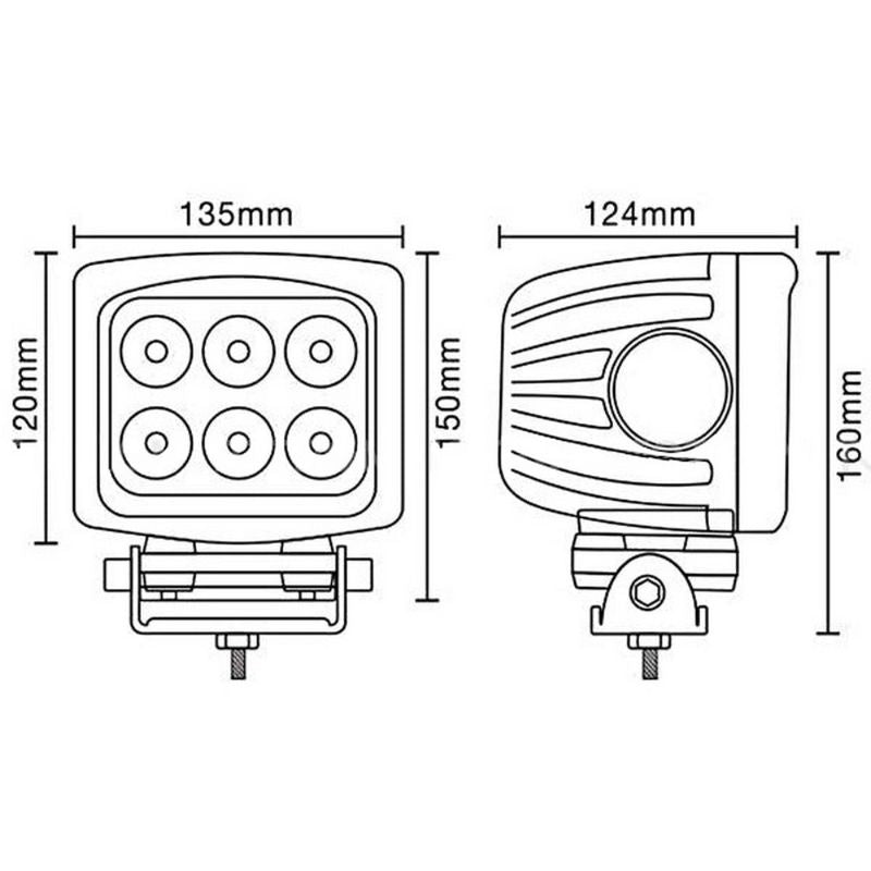 PROIECTOR LED OFFROAD 60W