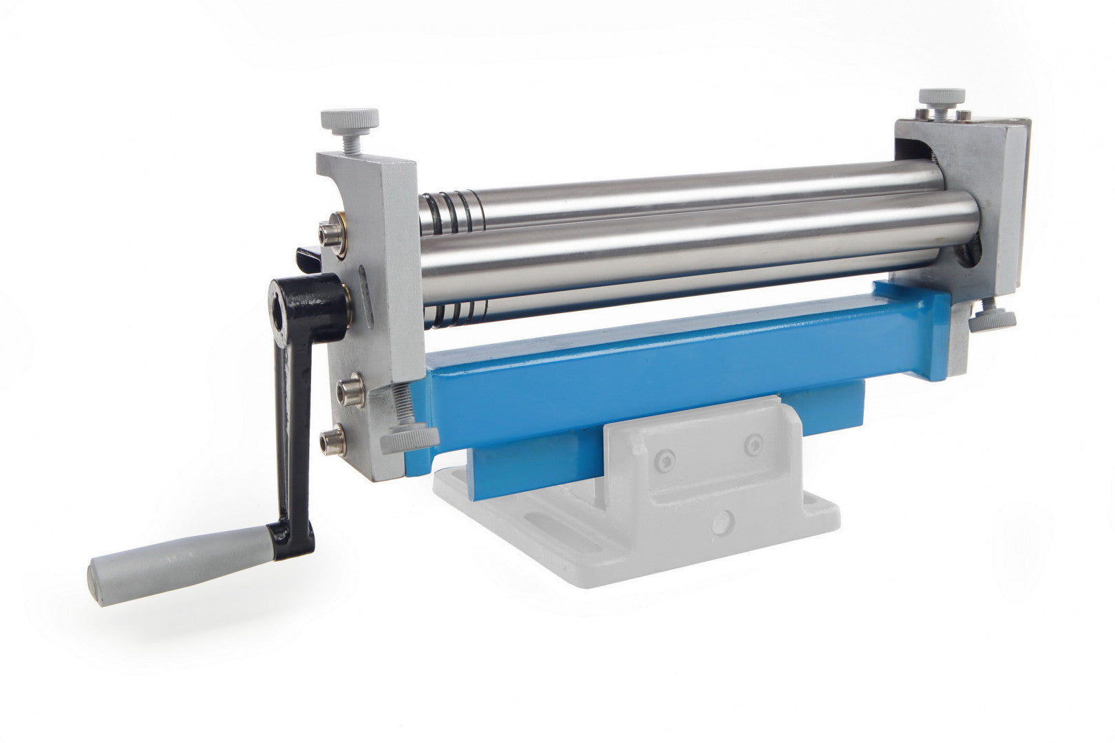Masina de roluit tabla manuala 2.5 x 300 mm cu prindere in menghina HBM model 1