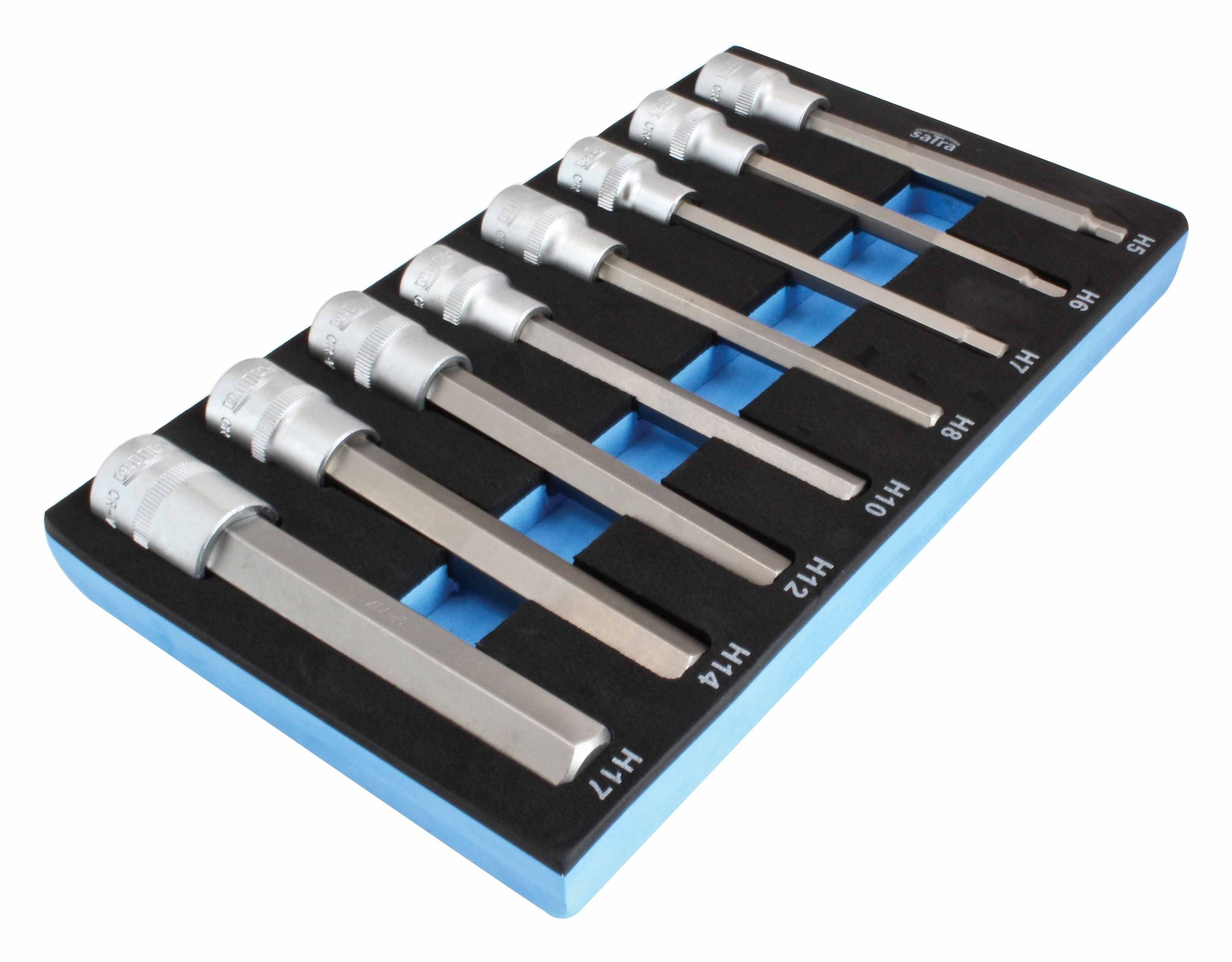 Modul dulap chei biti hexagonale imbus 1/2 140mm 5-17mm 8 piese
