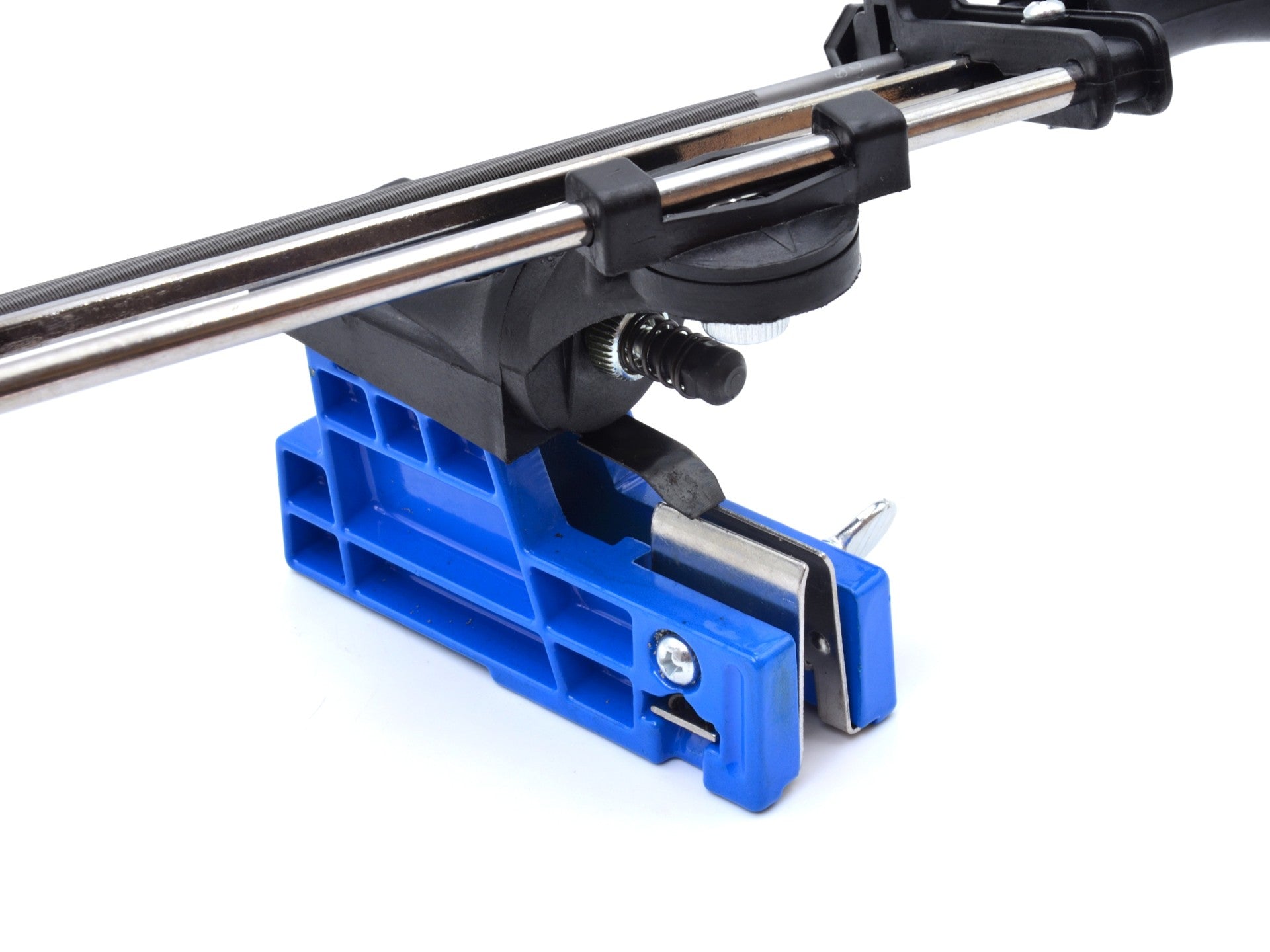 DISPOZITIV DE ASCUTIT LANTURI DRUJBA CU FIXARE PE LAMA