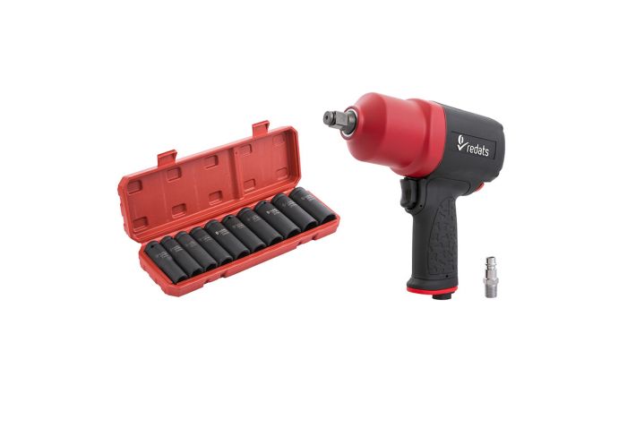 PISTOL PNEUMATIC DE IMPACT 1/2 1900 NM + SET TUBULARE DE IMPACT ½ 13 - 26 MM
