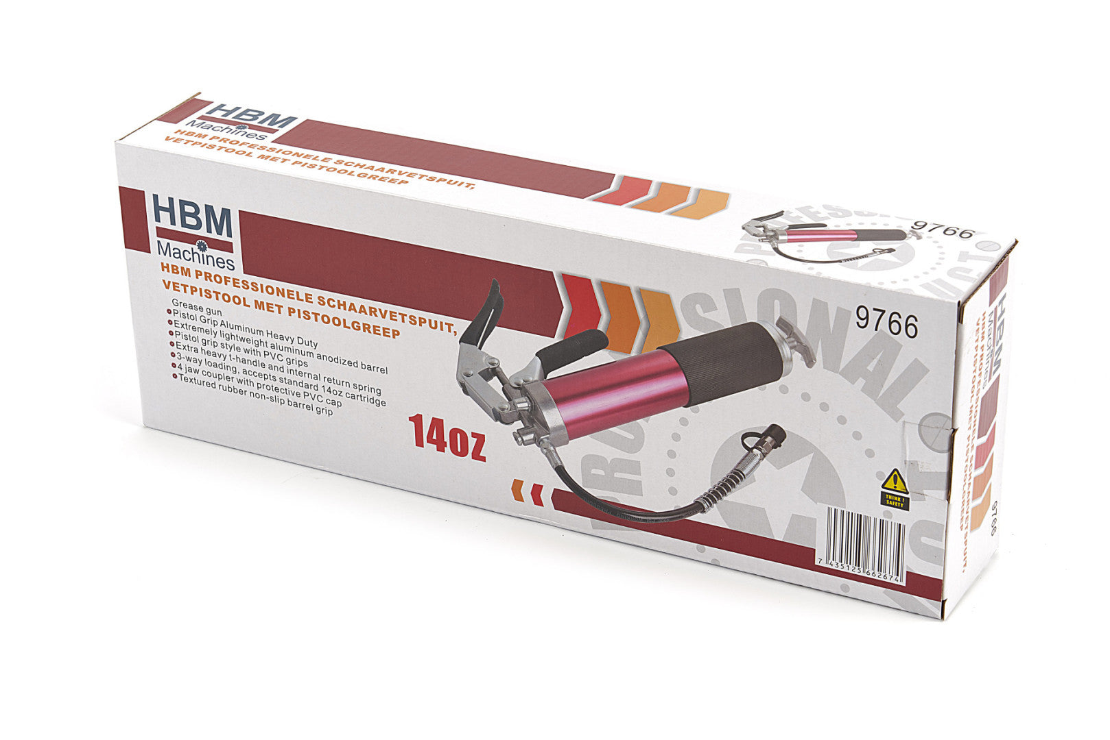 Pistol de gresat profesional HBM model 2
