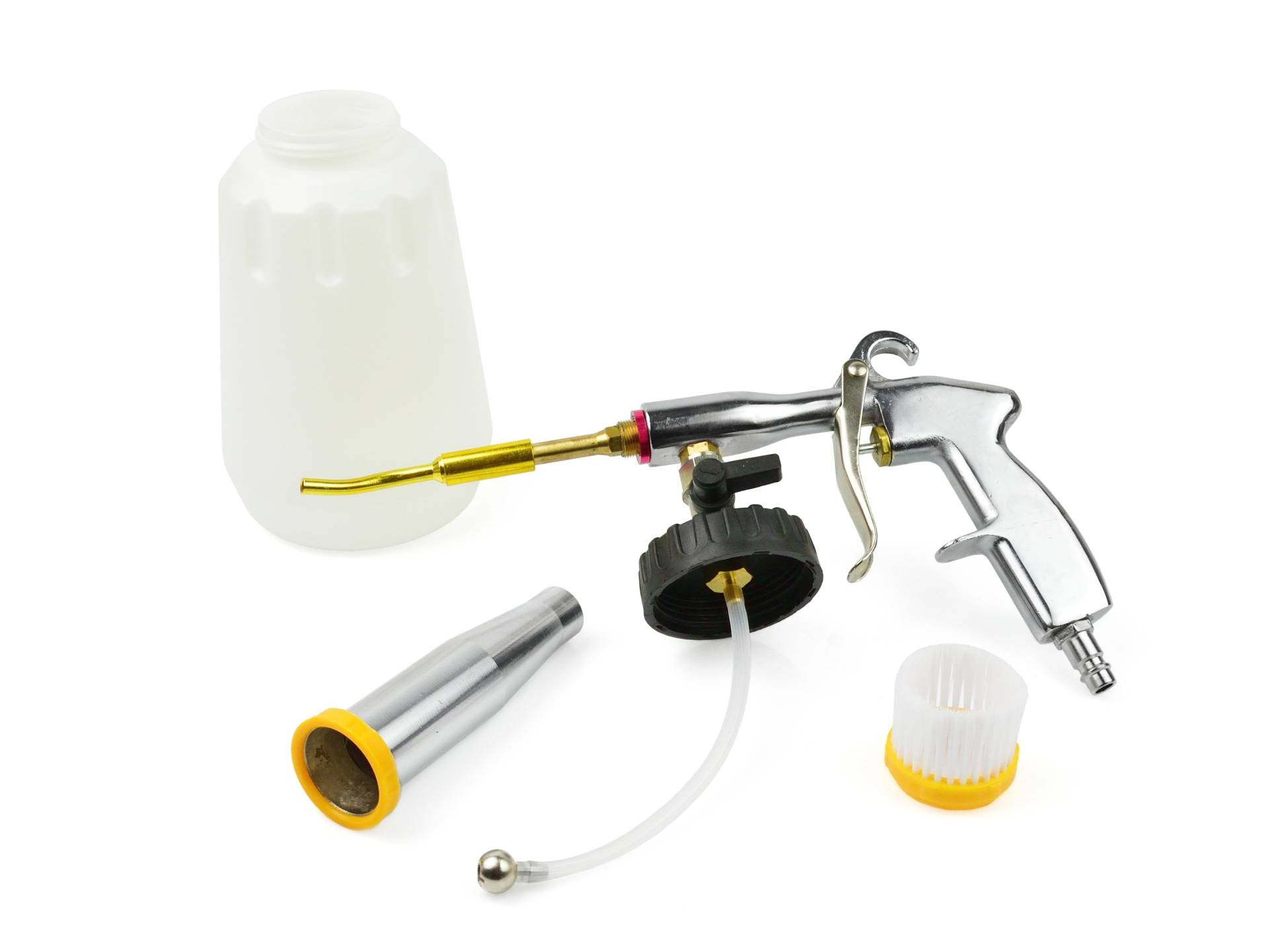 Pistol pneumatic TORNADER pentru spalat tapiterii cu perie