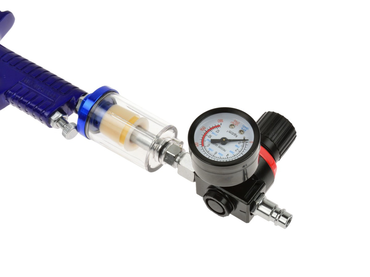 PISTOL DE VOPSIT 1.4MM CU REGULATOR DE PRESIUNE SI SEPARATOR FILTRU APA