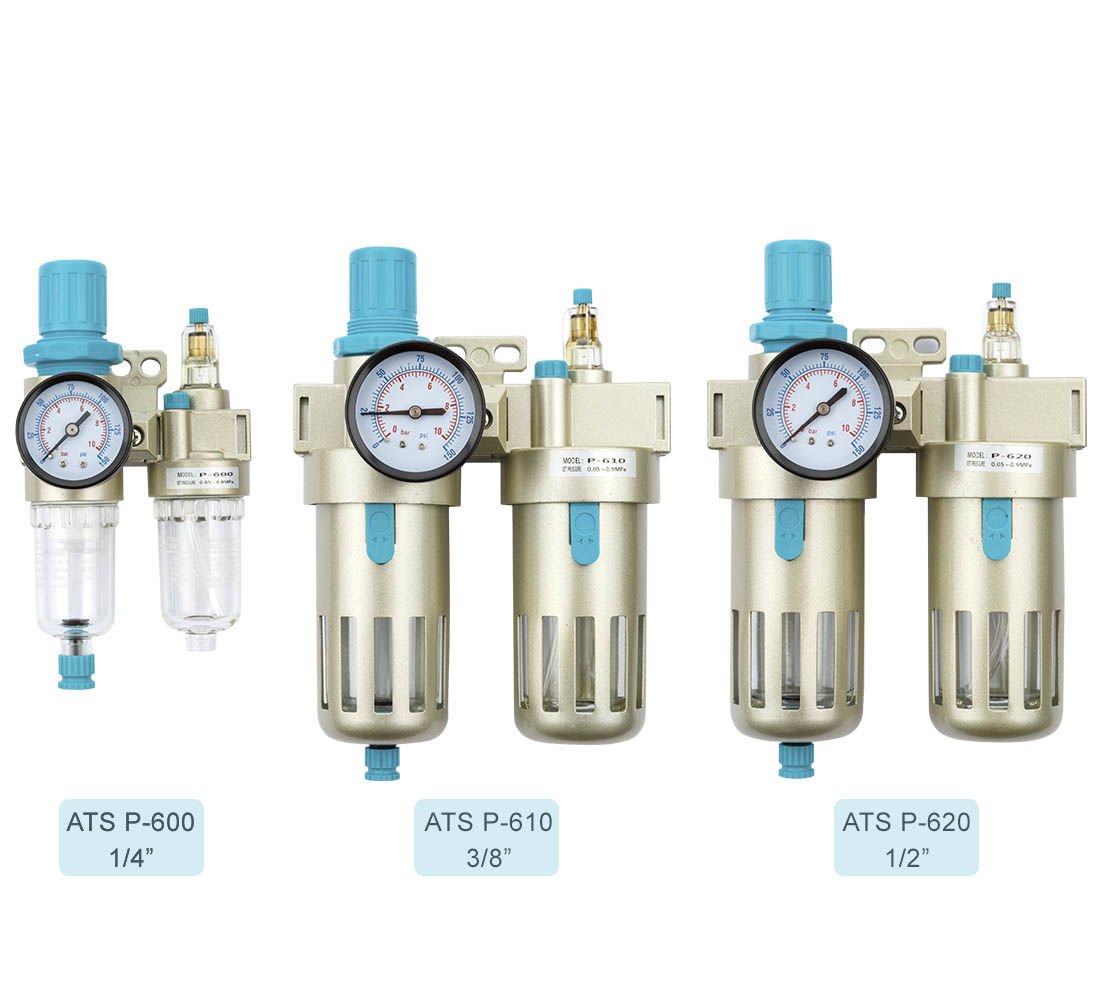 SEPARATOR APA SI LUBRIFIERE CU REGULATOR DE PRESIUNE 1/4 P-600