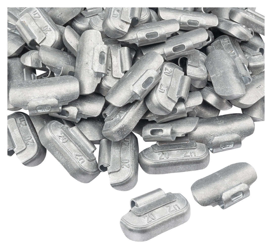 CUTIE CONTRAGREUTATI PENTRU JANTE DE TABLA 20 GRAME - 100 BUC - ZN