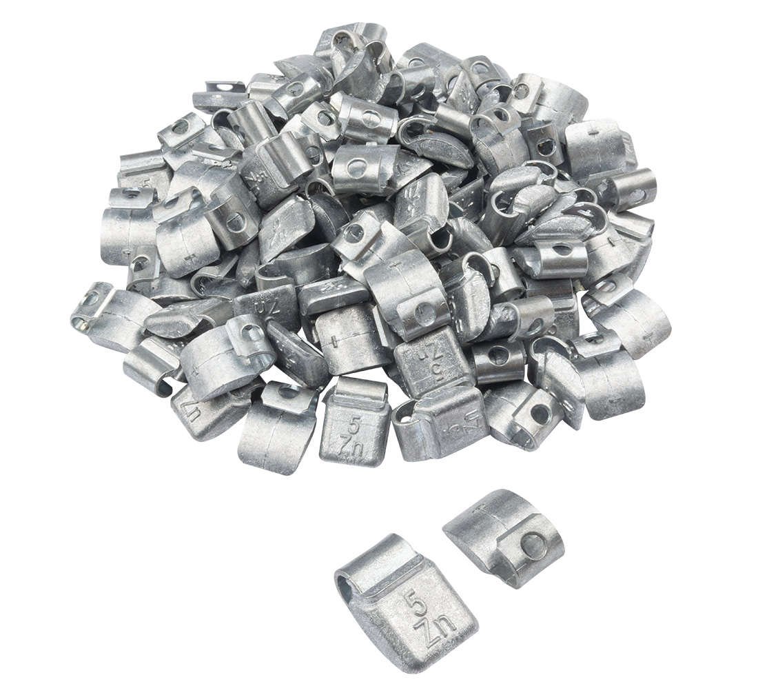 CUTIE CONTRAGREUTATI PENTRU JANTE DE TABLA 5 GRAME - 100 BUC - ZN 1 KG