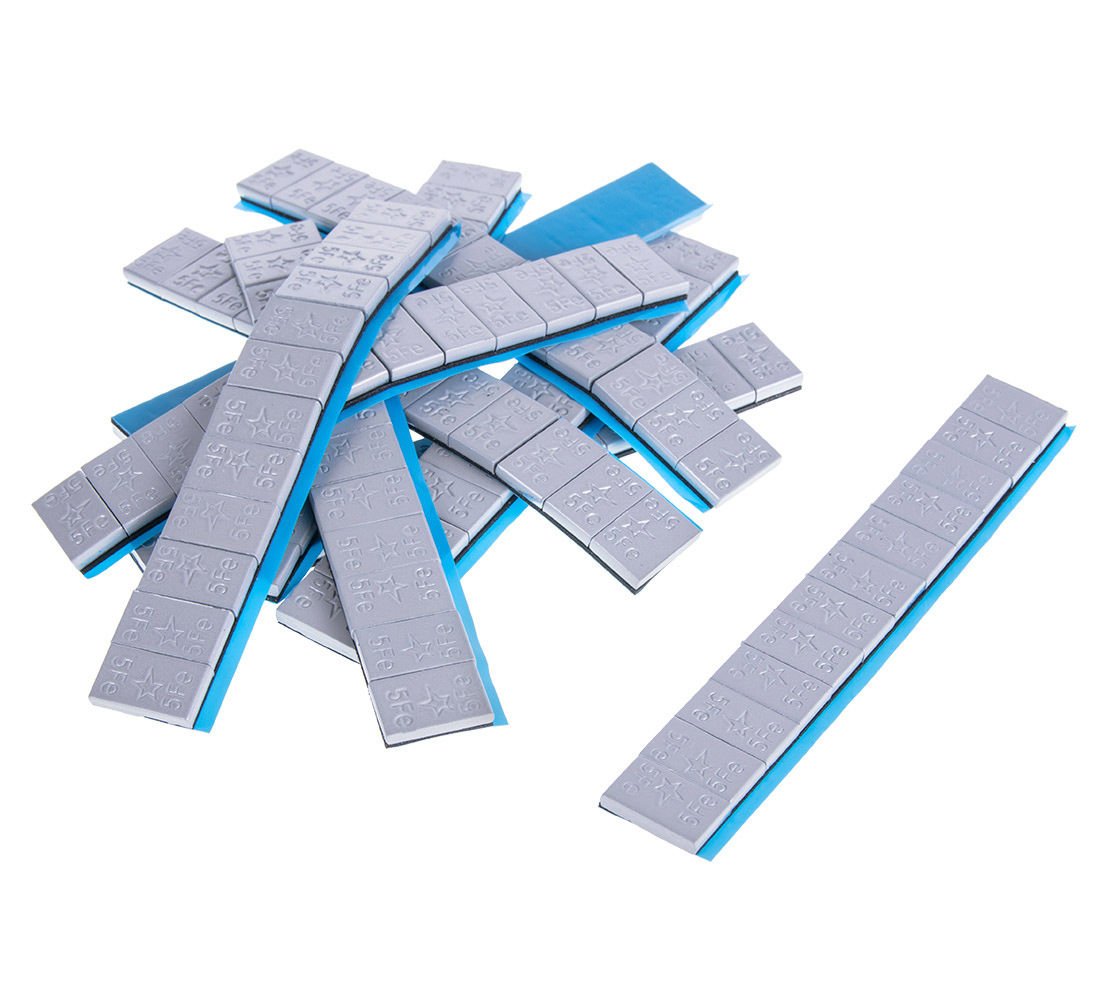 PACHET CONTRAGREUTATI AUTOADEZIVE 5GRAME  - 400 FASII EDGY FIVESTARS - 12 BUC/ FASIE 25 KG